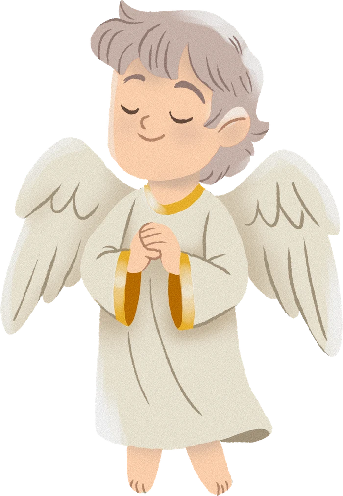Illustrated angel