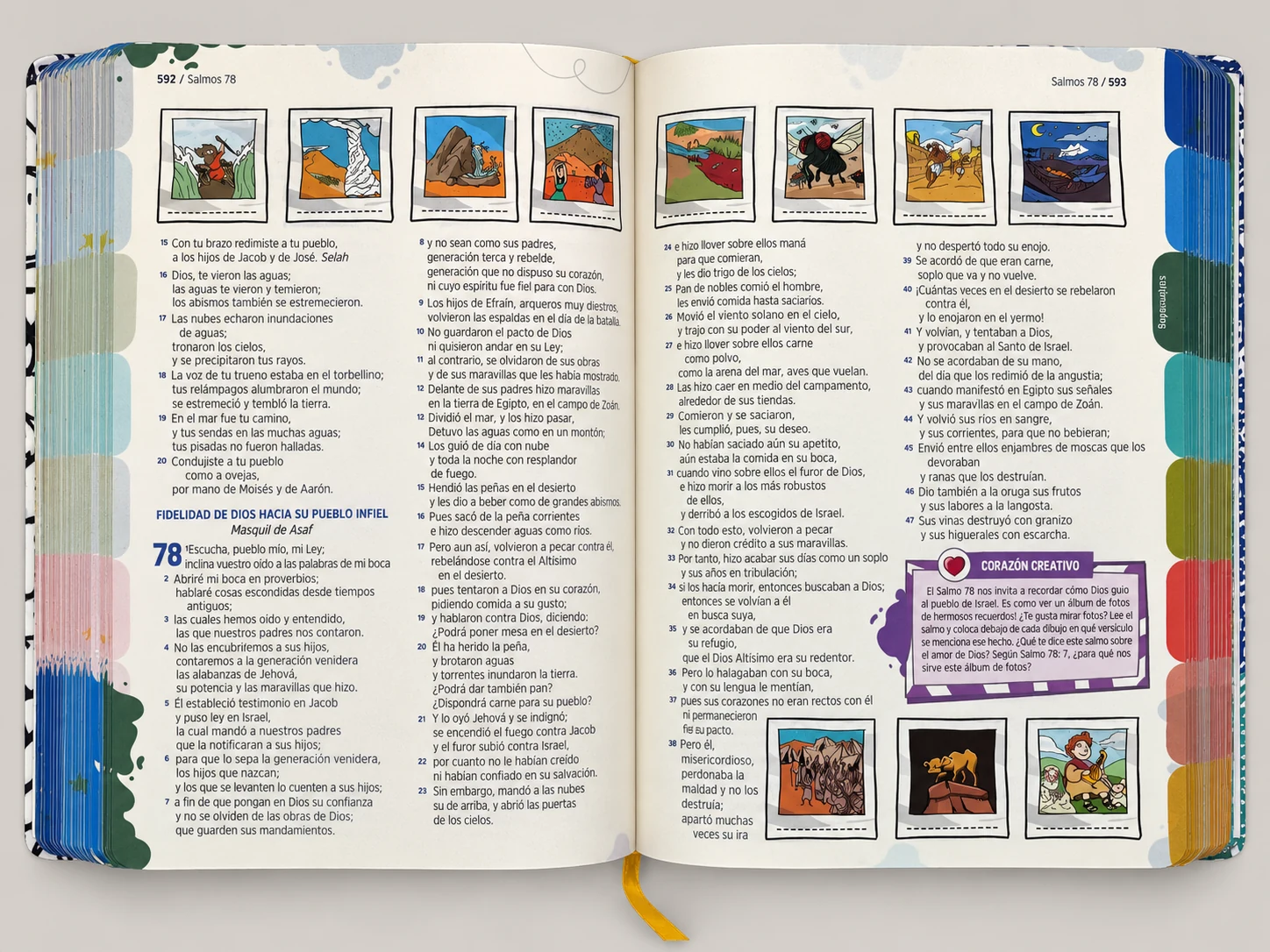 Creative Kids Bible spread