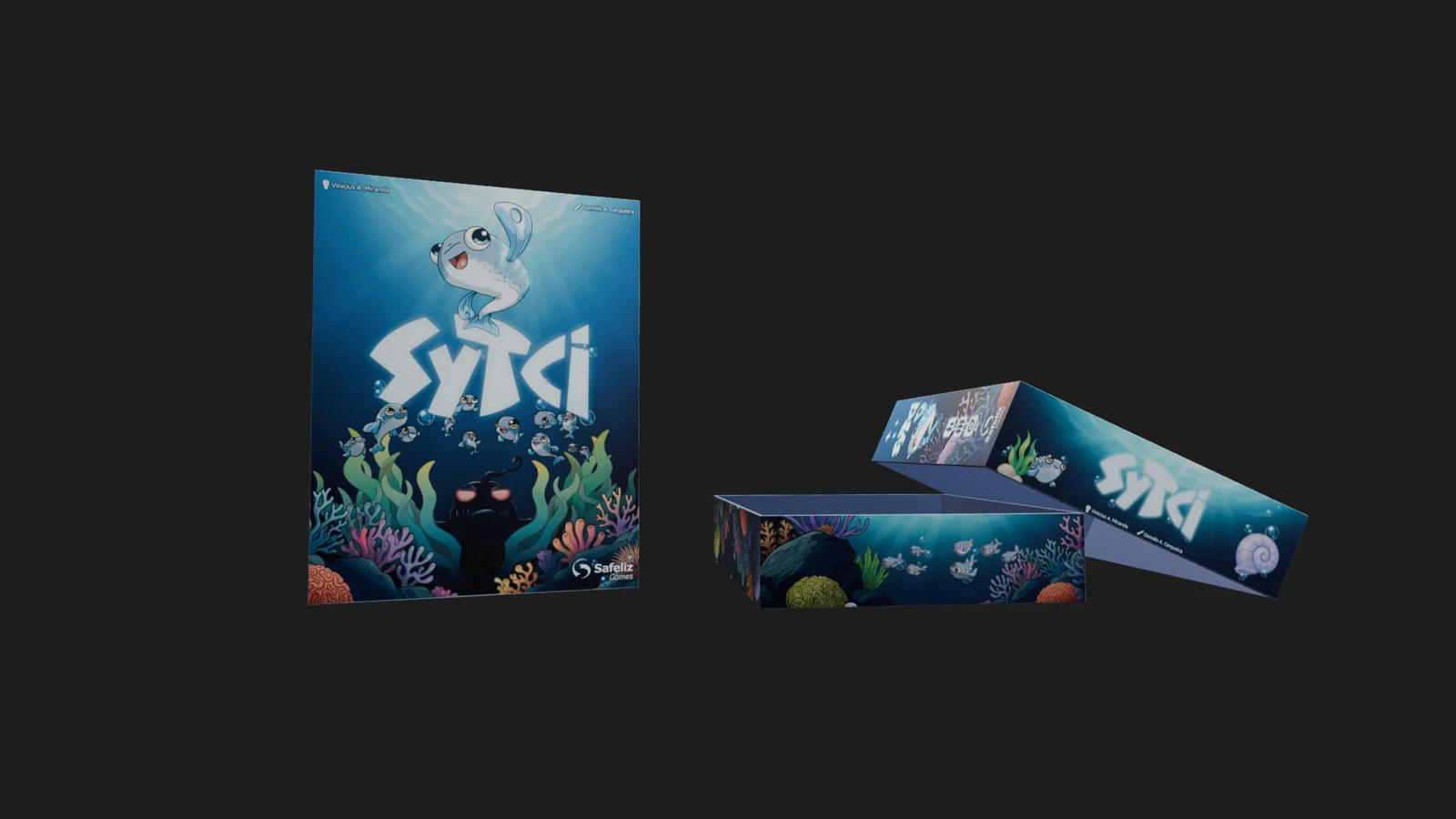 Sytci board game box mockup